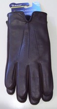 New Isotoner Gloves Men's XL Dark Brown, Sleekheat, w/ Touchscreen Technology