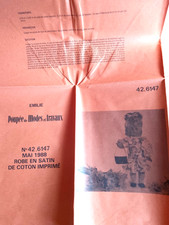 patron poupée modes et