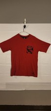 Nike Jordan Red T Shirt Pocket Sz M