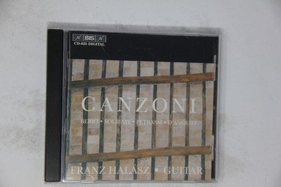 Canzoni Berio Solbiati Petrassi D Angelo Franz Halász Guitar CD