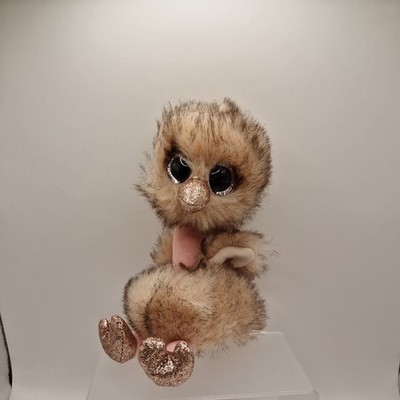 Ty Beanie Boos Henna der Strauß 15 cm/6 Zoll weicher Plüsch Kuscheltier Teddy 2019