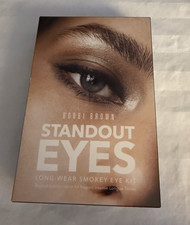 Bobbi Brown 4 Pc Standout Eyes Set new in box-eyeliner, mascara, eye shadow bag