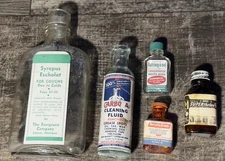 Lot of 5 Vintage American Bottles - 19th and/or 20th Century RARE