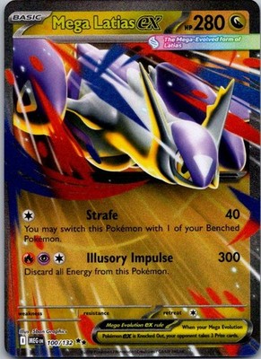 Mega Latias ex Double Rare ME01: Mega Evolution 100/132 NM