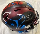 Nico Collins Autographed Custom Houston Texans Riddell Speedflex Helmet -Beckett