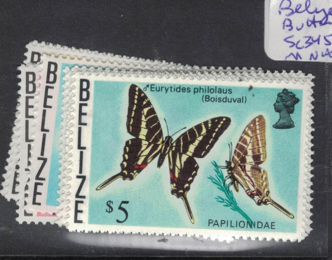 Belize Butterflies SC 345-60 MNH (7ftq)