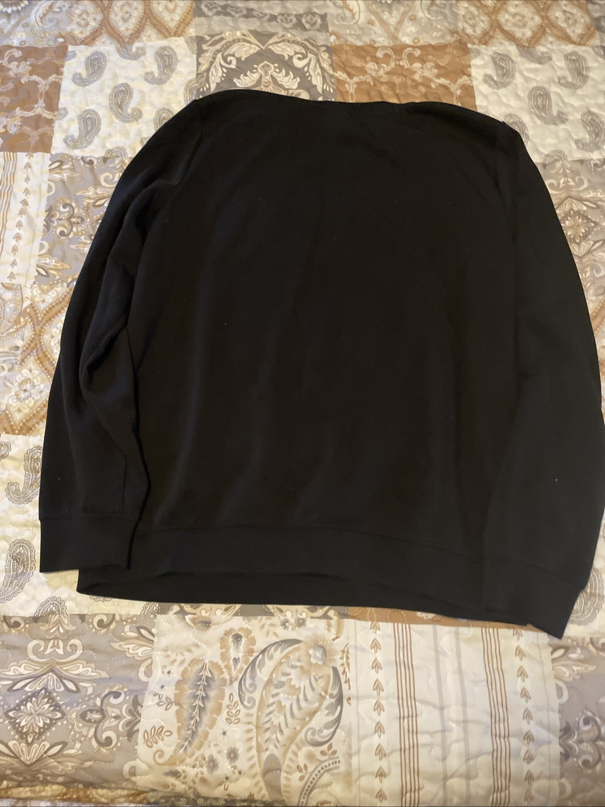 Zyia Active Womens L Emergence Sweatshirt Pullover Black Buttery Soft!