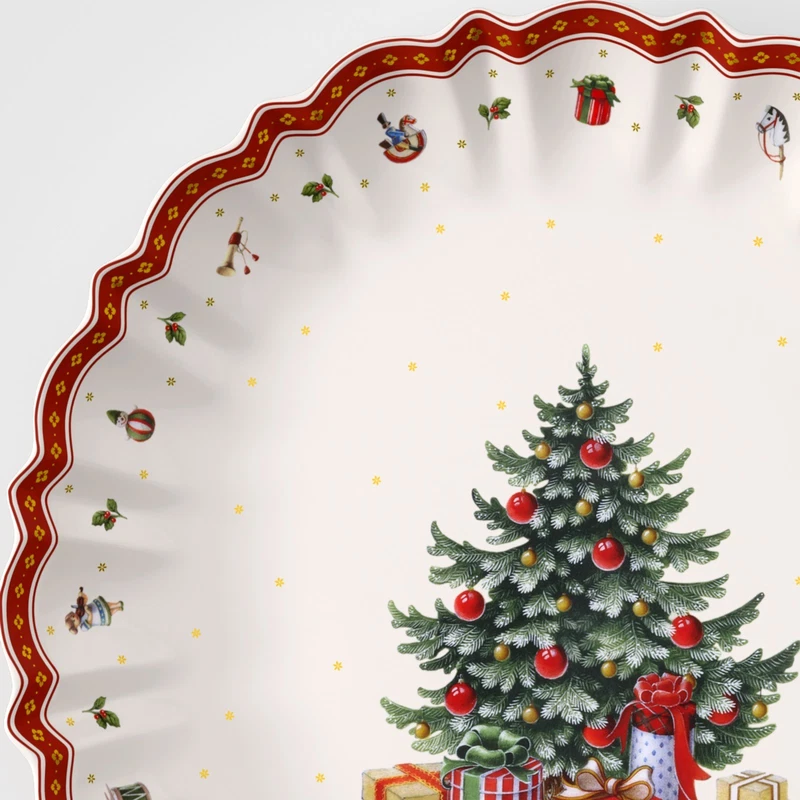 Piatto Coppa da Portata Natale Villeroy & Boch Toy's Delight 45 cm Porcellana, fotografia 6 di 9
