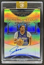 2025-26 Topps Three Jett Howard Serendipitous Sigs Auto #/49 Magic