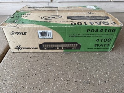 PYLE PRO PQA4100 4100W Professional Power Amplifier Amp Stereo 19'' Rack Mount