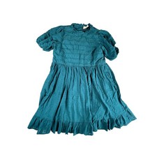Universal Thread Dress Womens Small Teal Blue Cottagecore Knee Length NWOT