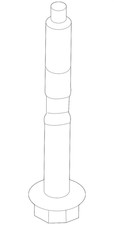 Genuine Nissan Lower Control Arm Rear Bolt 54...