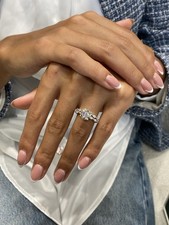 Diamond Engagement Ring IGI Certified E VS1 Round 3.5C Labcreated 18K White Gold