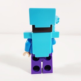 Lego Steve Minifigure Minecraft Azure Helmet & Armor 21122 min020