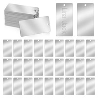 30 StüCk Rohlinge Aus Edelstahl 304 FüR Gravuren - Ideal FüR Diy-Geschenke,2186