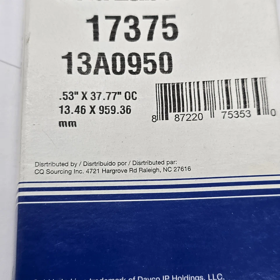 Dayco Top Cog 17375 V-Belt Foto 2 de 3