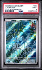 2023 POKEMON SVI EN-SCARLET & VIOLET ILLUSTRATION RARE #205 CLAUNCHER PSA 9