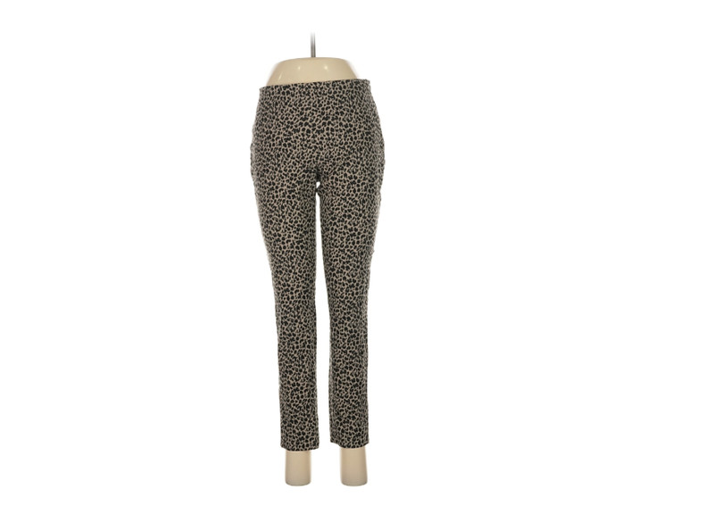A New Day Women’s Sz 8 Leopard Print Dress Pants Tapered Stretch