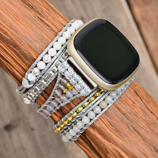 Handmade Bohemian Beads Watch Strap for Fitbit Versa 2/Versa/Versa Lite Band
