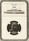 1957 25C Proof Washington Quarter Dollar NGC PF66        3512464-024