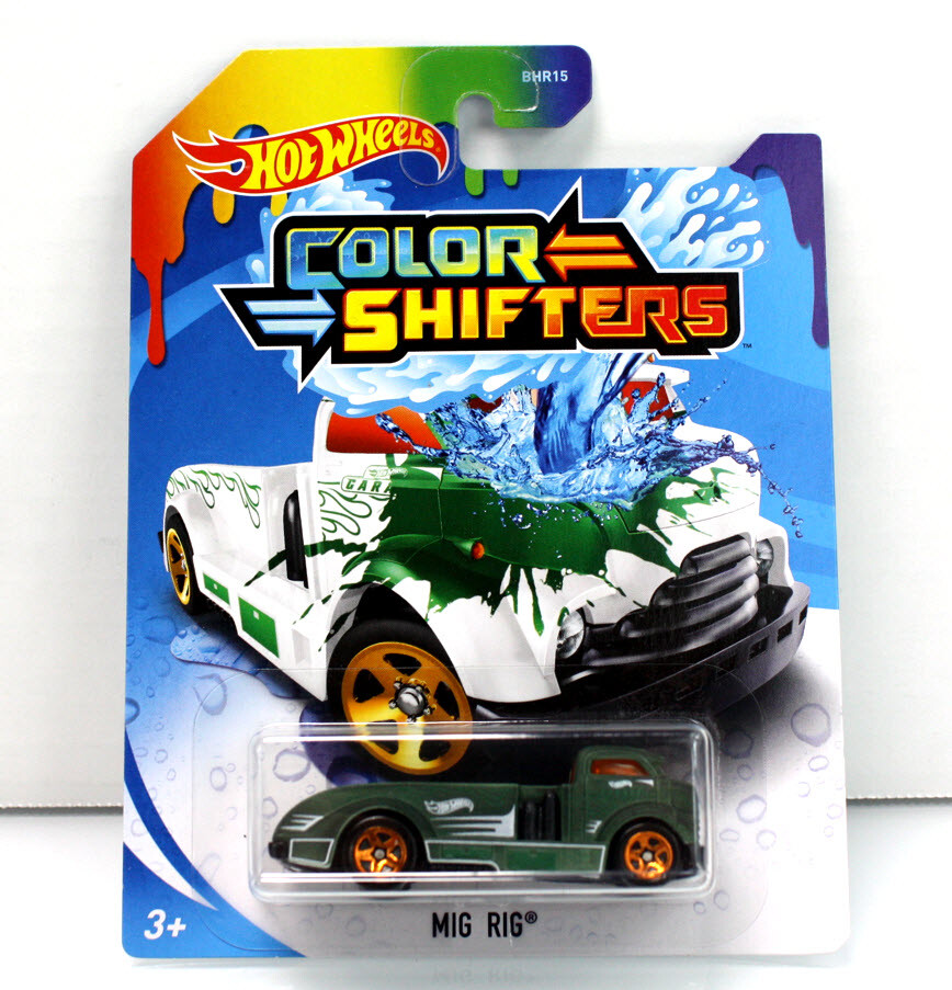 Hot Wheels COLOR SHIFTERS - 2019 MIG RIG Color Change Diecast Car