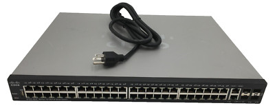 Cisco SF250-48HP-K9 48 10/100-Port PoE 2x Combo Uplinks Managed Ethernet Switch