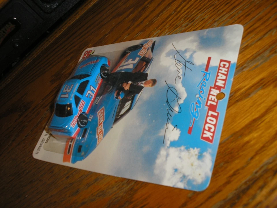 FIRMADO Racing Champions NASCAR Steve Grissom #31 CANAL LOCK Racing Stock Car Foto 2 de 3