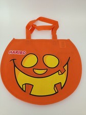 HARIBO HALLOWEEN TASCHE K&Uuml;RBIS - ORANGE - ORIGINAL NEU UNGEBRAUCHT 29,5 x 35 cm