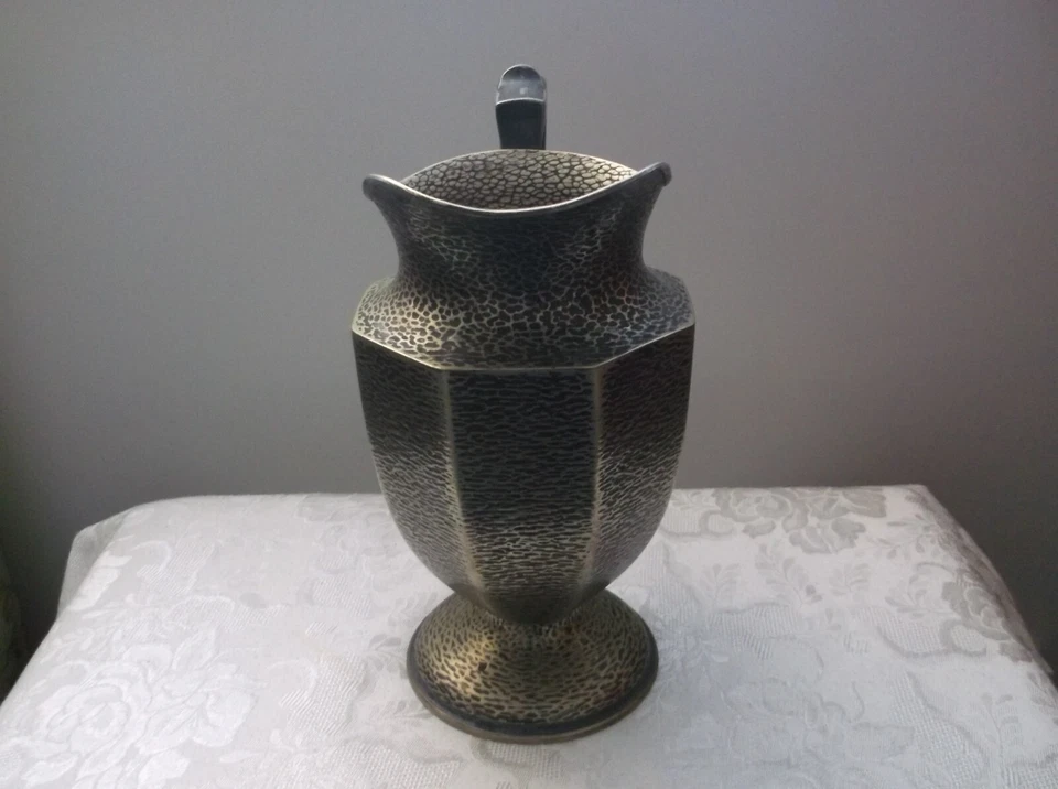 复古 The Hoffman Mfg Co Shefield 质量 W.M. Mounts 10英寸水壶 — 第 3/4 张图片