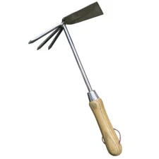 Garden Guru Hand Cultivator Hoe Tiller Tool - Stainless Steel, 1 pack