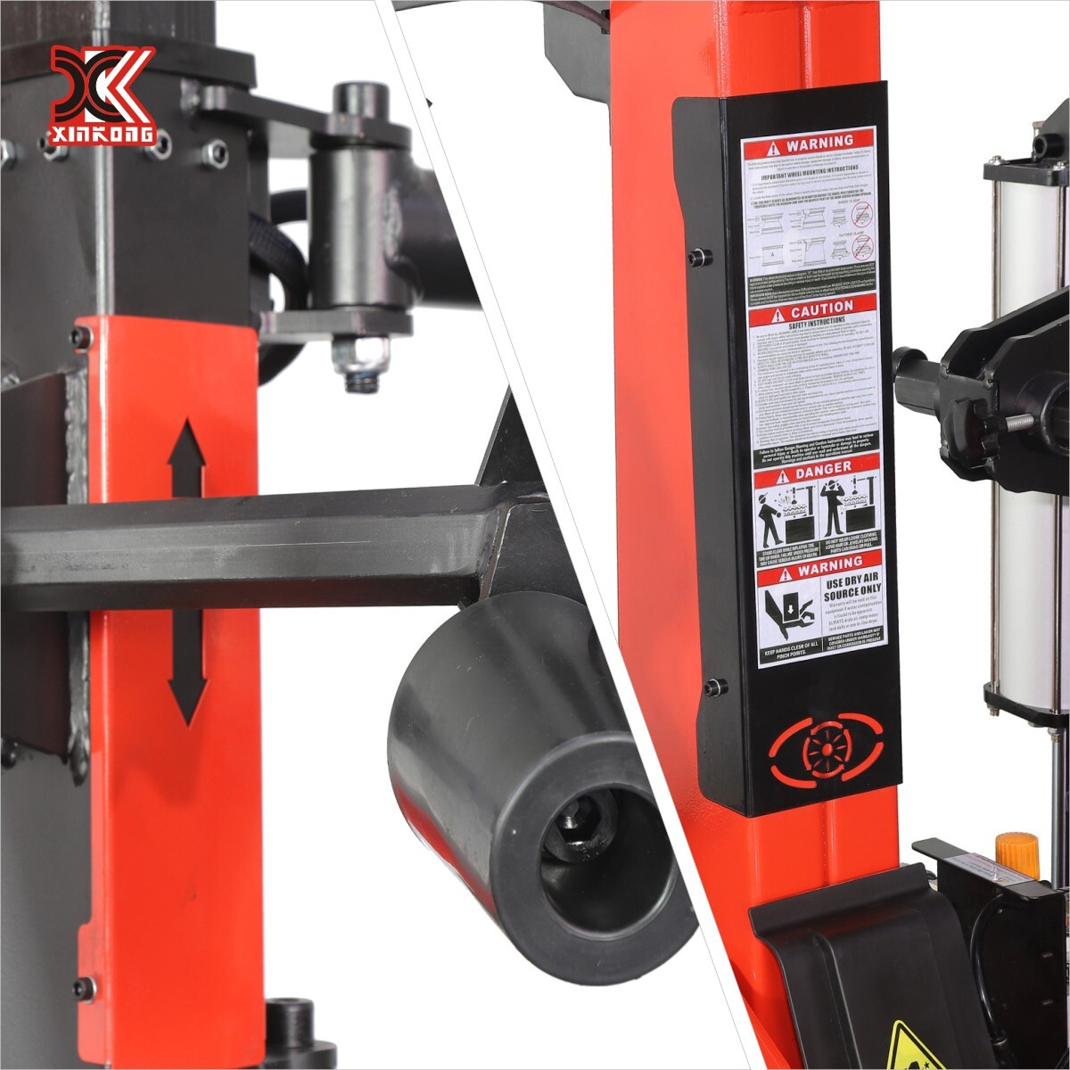 XK 806A Wheel Changer Tire Changer Machine  Auto Repair Tool Rim Clamp 14-28''