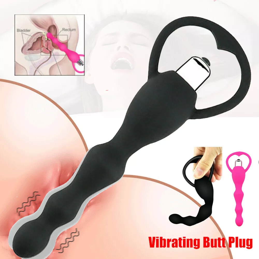 Anal Sex-Toys for Unisex Vibrating Butt Plug Bead Massager Adult Couples Toys eBay