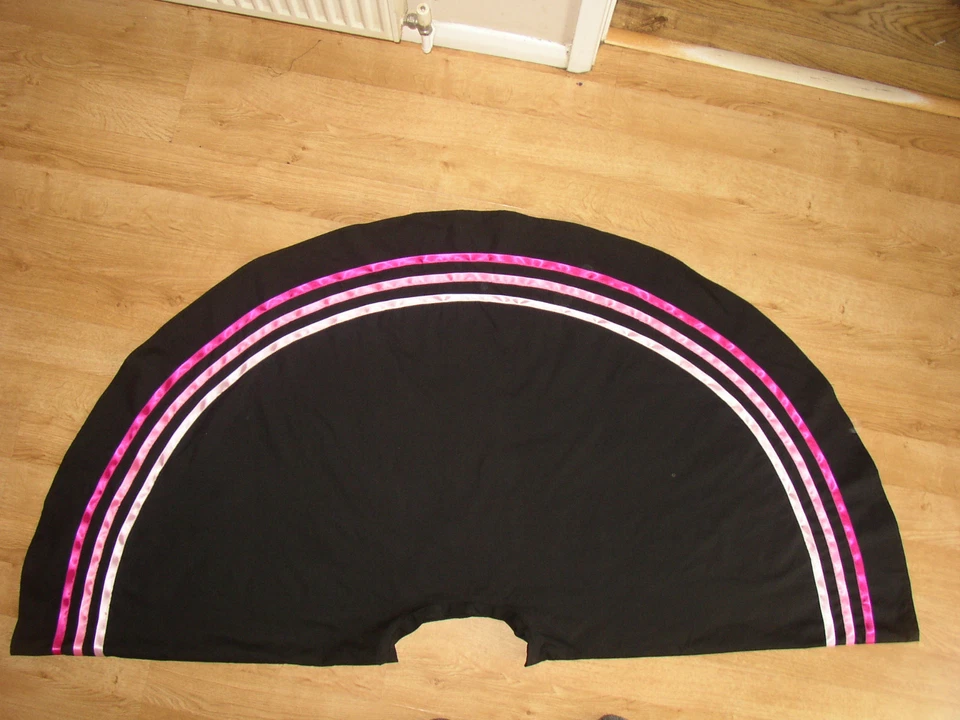  RAD IDTA CHARACTER BALLET dance SKIRT PINK RIBBONS.Poly/cotton/polyester  - Image 2 of 4