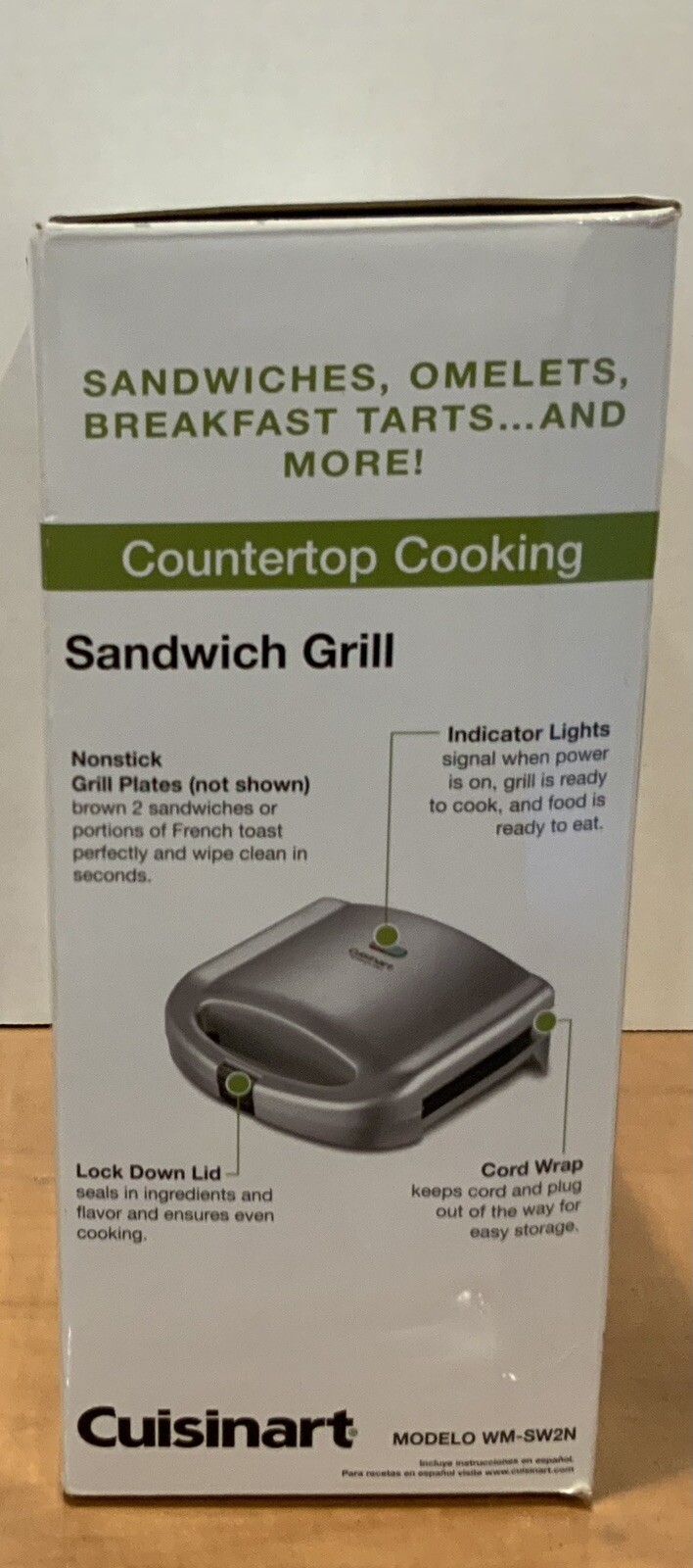 NEW Cuisinart Sandwich Grill Sandwich Maker new in Box eBay