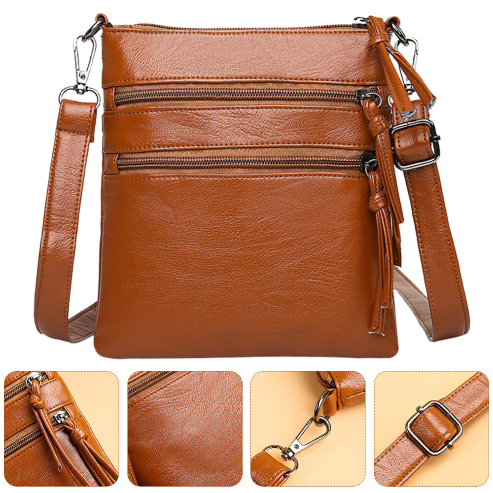 Shoulder Bag Tote Bag Womens Shoulder Purse Woman Messenger Bags Zipper Bag-image