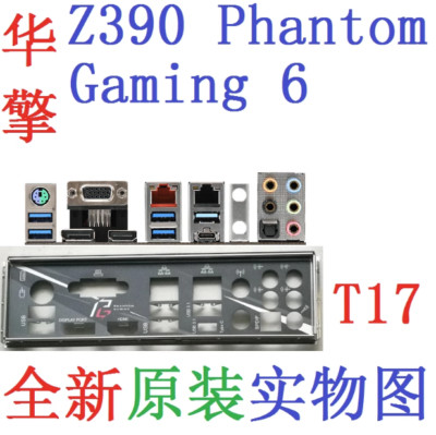 ASRock Z390 Phantom Gaming 6 MOTHERBOARD BACKPLANE IO I/O SHIELD #G5054 YH