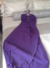 Gina Bacconi evening dress purple size 12 excellent condition