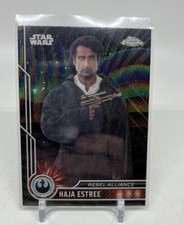 2023 Topps Chrome Star Wars Haja Estree 13 Black Wave Refractor