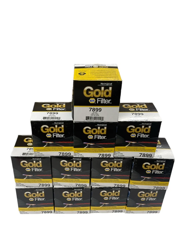Estuche de 12 filtros de aceite NAPA Gold 7899 nuevo para Chrysler Dodge Jeep RAM Foto 2 de 4