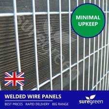 Galvanised Welded Wire Panel | 1.82m x 0.91m | 75mm x 25mm Hole | 12G | 10 Pack
