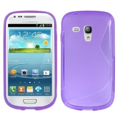 Handyhülle Schale Rahmen Schutzcase für Handy Samsung Galaxy S3 mini i8190 lila