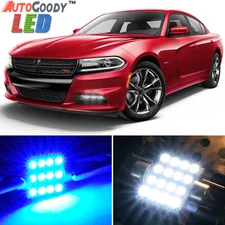 19 x Premium Blue LED Lights Interior Package for Dodge Charger 2006-2019 + Tool