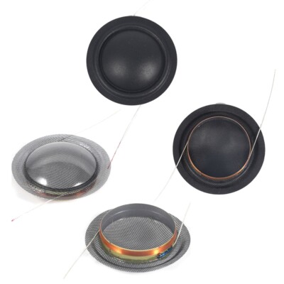 1 Pair 20/25mm Tweeter Coil Silk Membrane Treble Speakers Repair