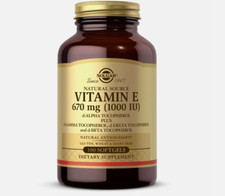 Solgar Vitamin E 670 mg 1000 IU Mixed d-Alpha...