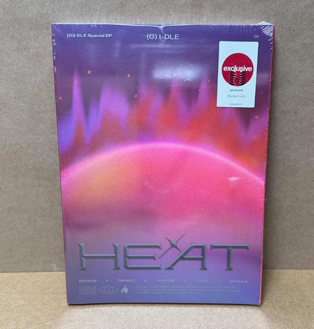 New Sealed GIDLE K-Pop (G)I-DLE - HEAT CD Album Flare Version