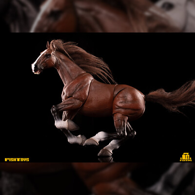 FishToys D20 1/12 Horse Resin Animals Model With Harness For 6