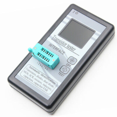 New Transistor Tester TFT Diode Triode Capacitance Meter LCR ESR NPN PNP MOSFET