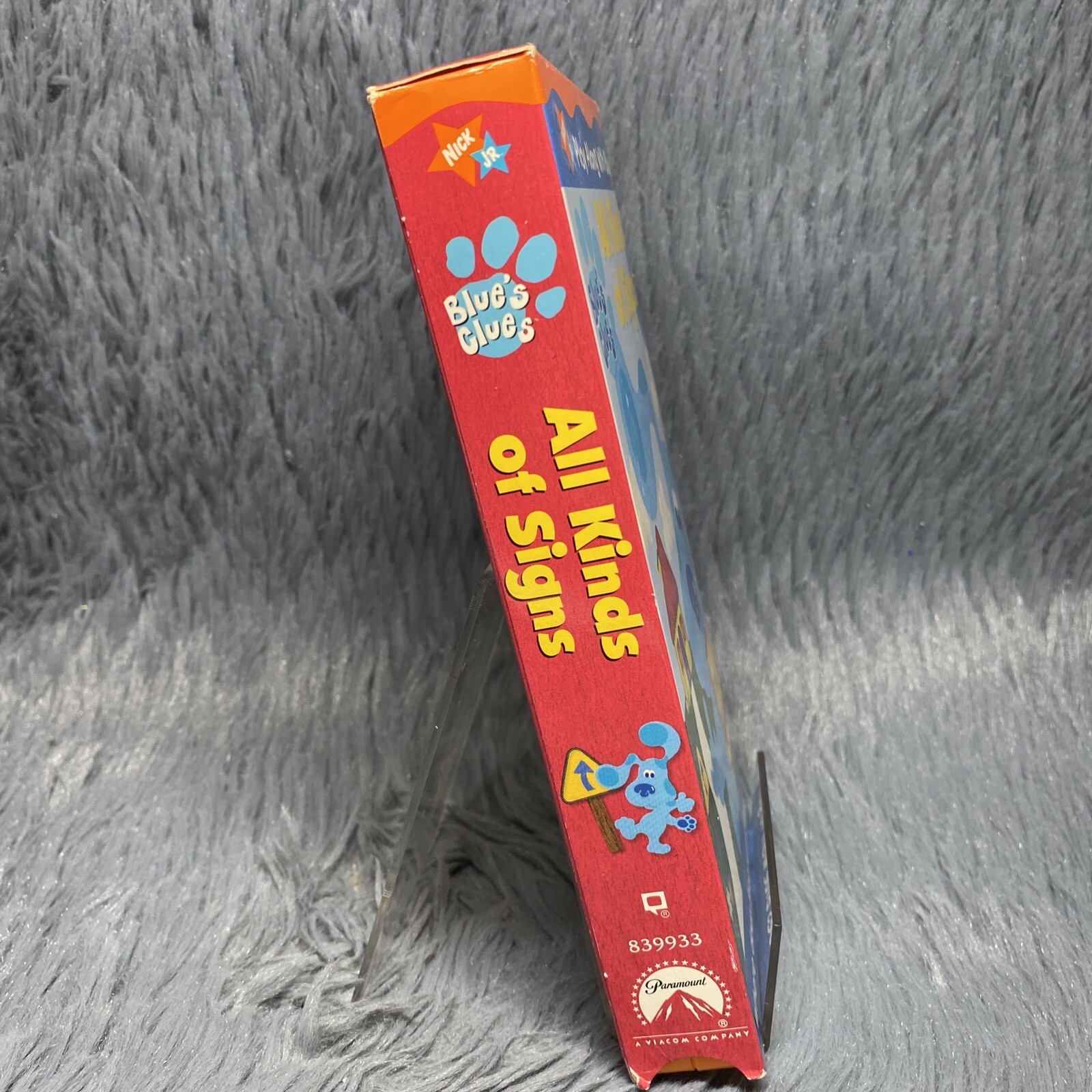 Blues Clues All Kinds Of Signs VHS 2001 Nick Grelly USA Blues clues all kinds of signs vhs 2001 nick grelly usa