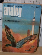 F Paul Wilson in ANALOG Sci Fi July 1971 LaNague Gordon R. Dickson Kelly Freas 