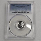 1961 SILVER ROOSEVELT DIME - PCGS PR69 COIN LOT